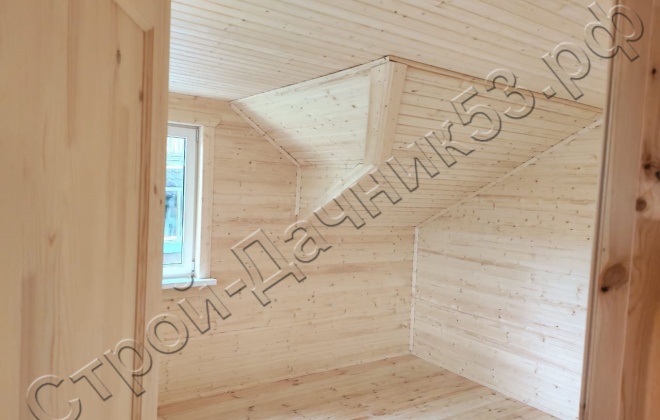 4 Каркасно-щитовой дом  Д-110, 7х6м, 84 М², Тверская область, Конаковский район, СНТ Ремонтник (15)